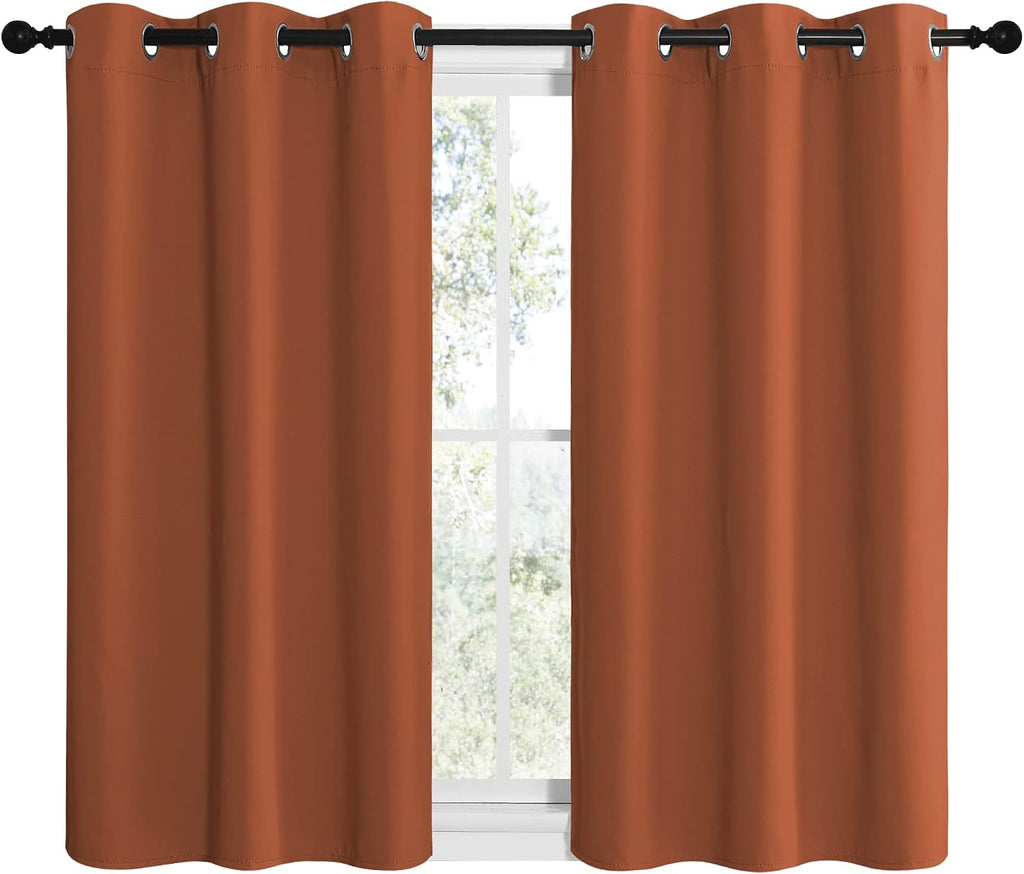 NICETOWN Shack Blackout Curtains Noise Reducing, Thermal Insulated and Privacy Room Darkening Drape Panels for Boy's Guest Room Door…