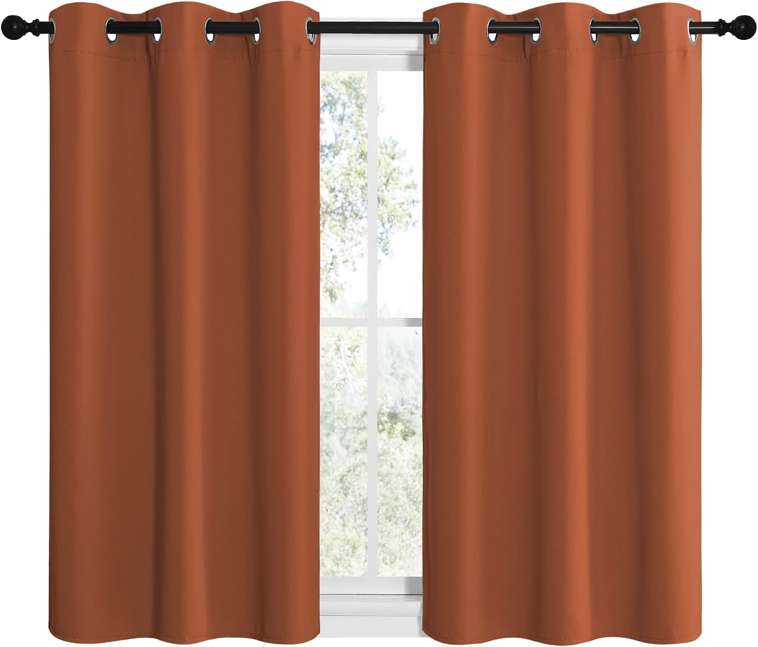 NICETOWN Shack Blackout Curtains Noise Reducing, Thermal Insulated and Privacy Room Darkening Drape Panels for Boy's Guest Room Door…