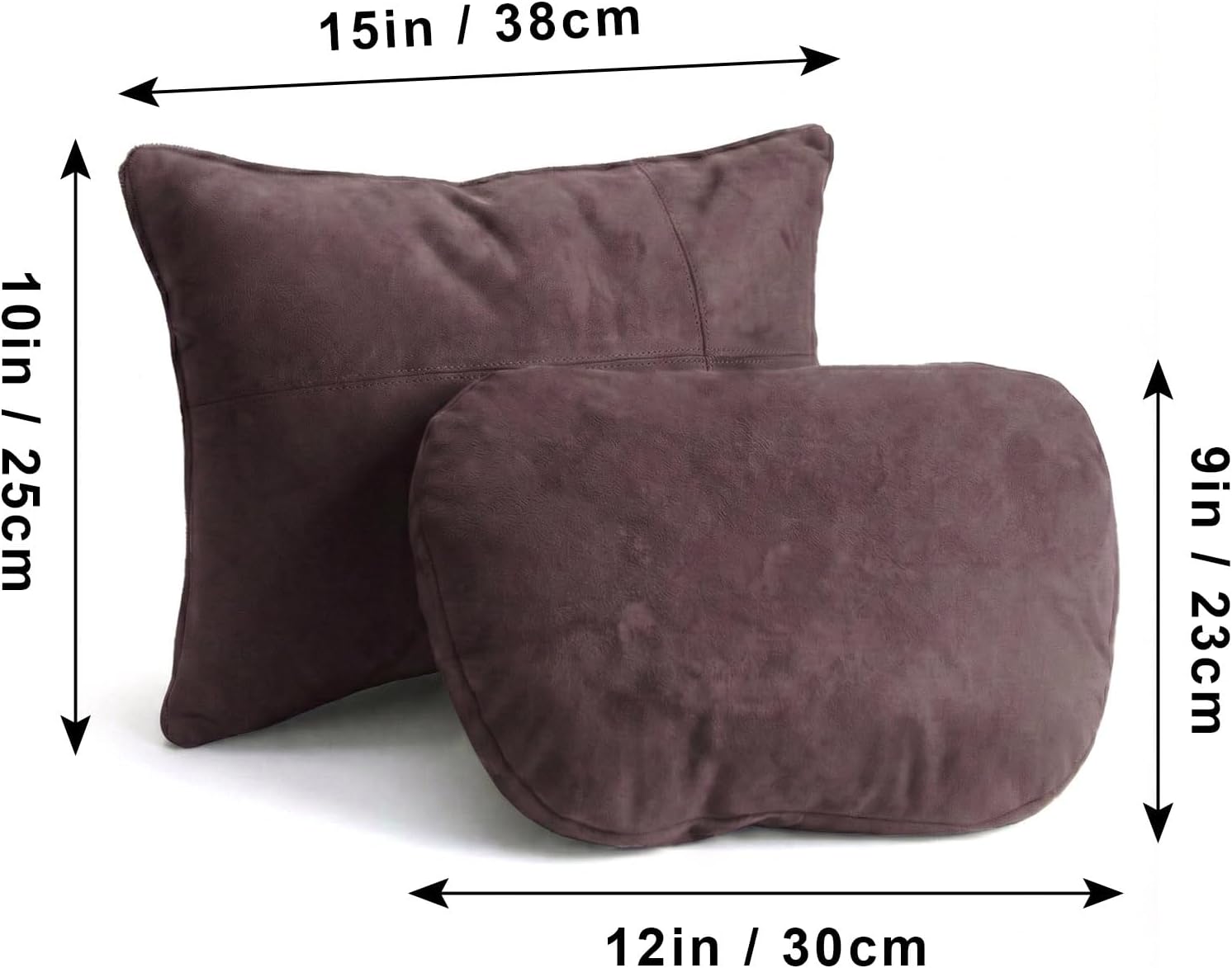 WELBRIT 2PCS Car Pillow for Car Neck Pillow for Driving Seat Neck Support Soft Cushion Back Support Head-Rests for Vehicle Sleeping…