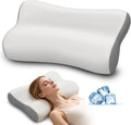 Polovo Cervical Neck Pillow for - Ergonomic Side Sleeper Pillow for Deep Sleep, Contour Memory Foam Pillows for Sleeping Bed Pillow for Sid…