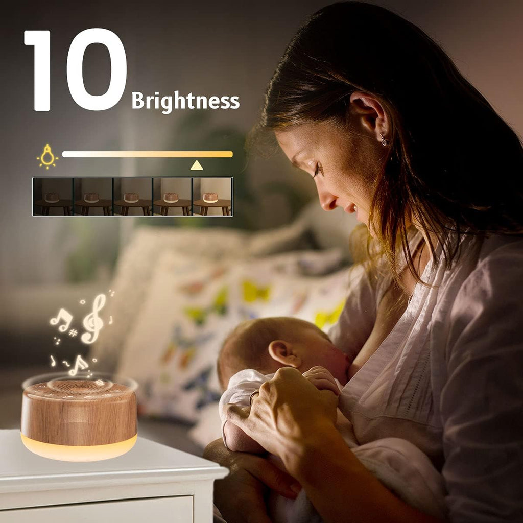 Easysleep Sound White Noise Machine with 25 Soothing Sounds and Night Lights with Memory Function 32 Levels of Volume and 5 Sleep Timer Pow…