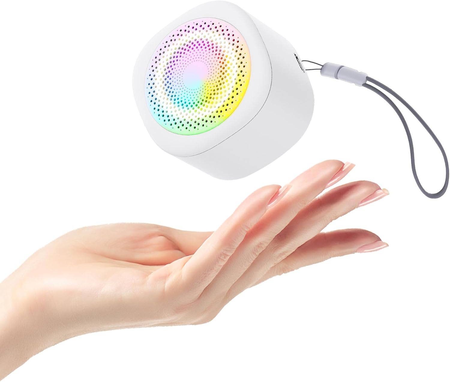 Mini Portable Sounds Machine with 20 Sounds White Noise, Sleeping Sounds Machine 15/30/60min Timer for Travel, Lunch Break, Baby Lullaby…