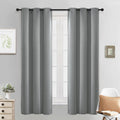 Yakamok Dove Grey Room Darking 63 Inch Length 2 Panel Sets for Livingroom Dining Room Darkening Thermal Insulated Bay Window Hotel Modern…