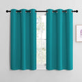 NICETOWN ROM Darkening Curtains 40 inch Length 2 Panels, Thermal Insulated Grommet Blackout Curtains for Modern Casual Elegant Bedroom…