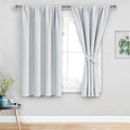 Jiuzhen Blackout Curtains for Bedroom– Thermal Insulated, Noise Reducing Room Darkening Privacy Drapes for Living Room, Set of 2 Panels with…