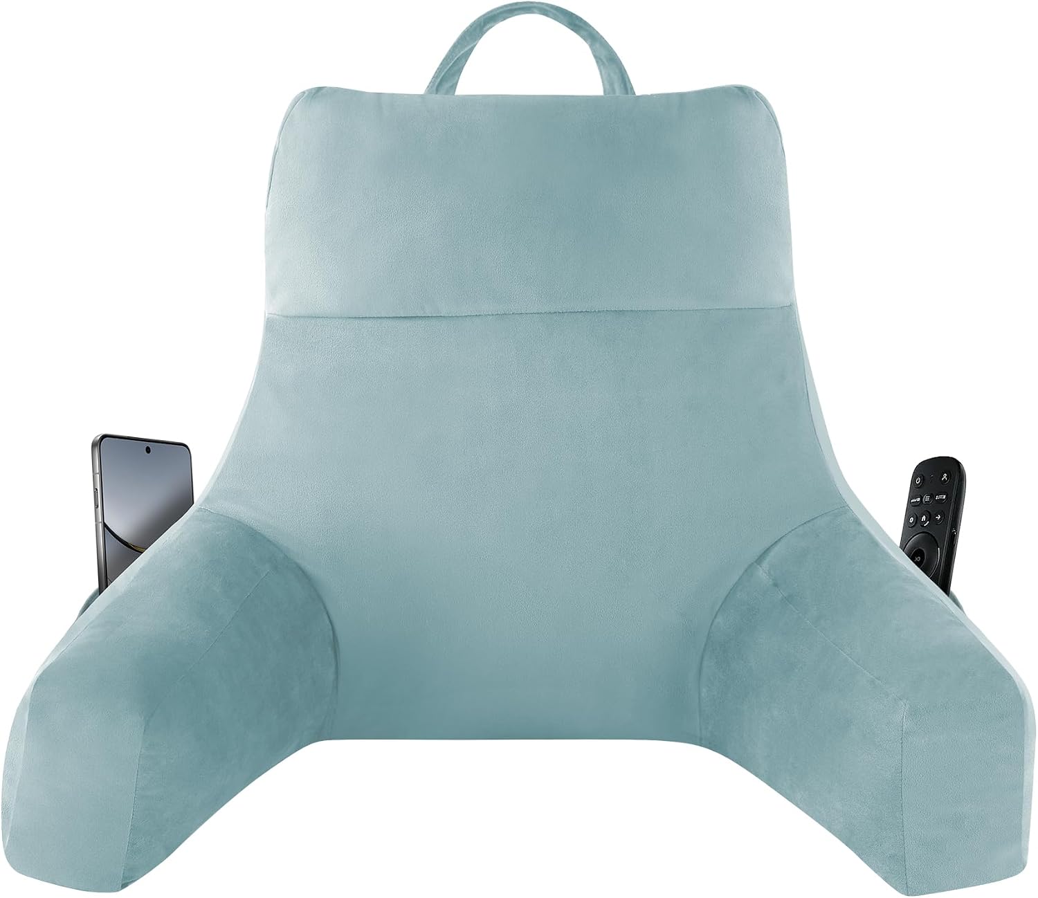 Ipynbap Back Pillow for Bed Sitting up, Reading Pillow for Sitting in Bed Adult, Back Support Pillow, Memory Foam Sit up Lounge Backrest Pi…