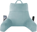 Ipynbap Reading Pillow with Arms For Adult, Back Pillow for Bed Sitting Up, Shredded Memory Foam Backrest Pillow with Pockets & Removable W…