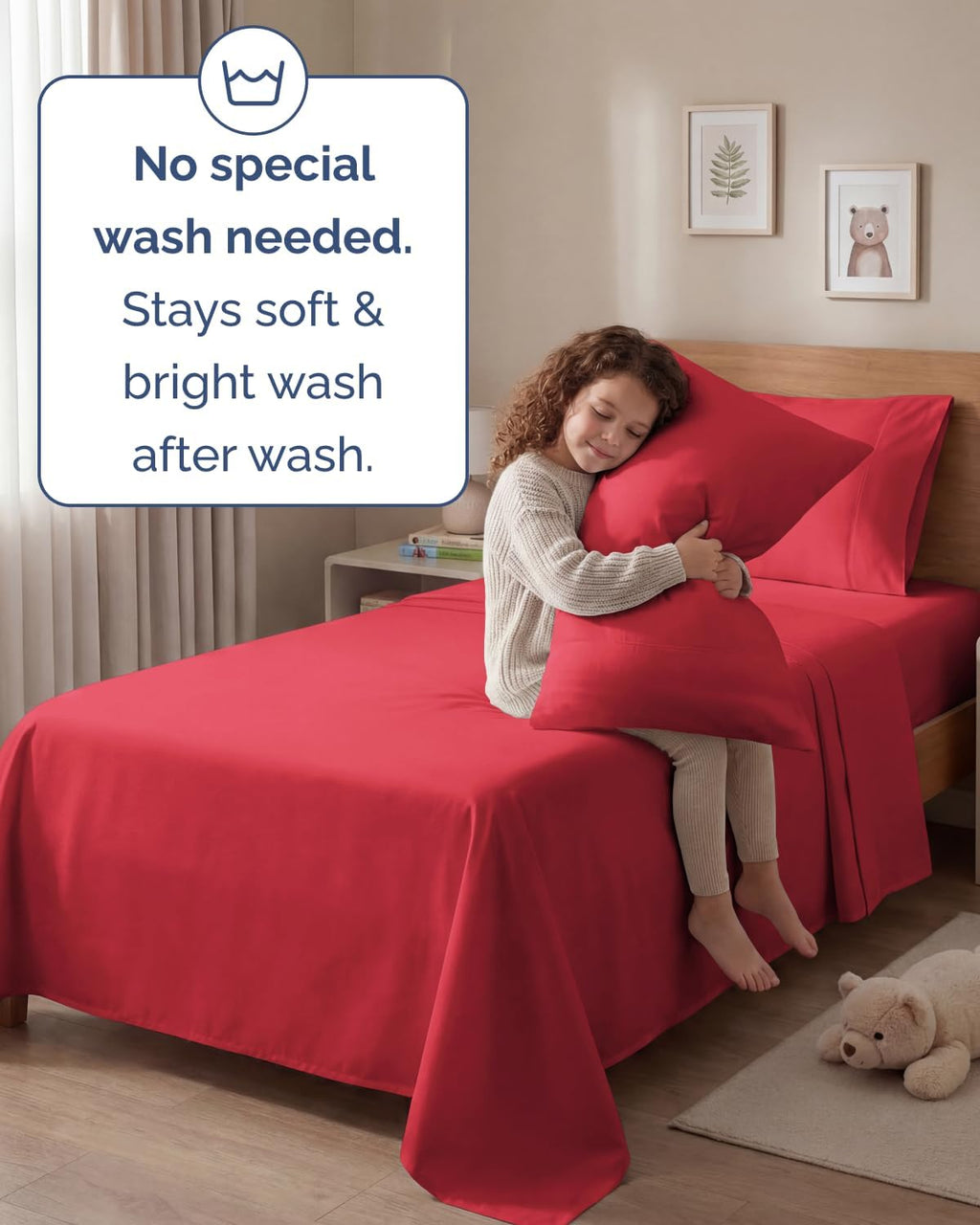 Twin 4 Piece Sheet Set - Comfy, Breathable & Cooling - Soft Hotel Luxury Bedding for Women, Men, Kids, Teens & Children - 1 Flat & 1…