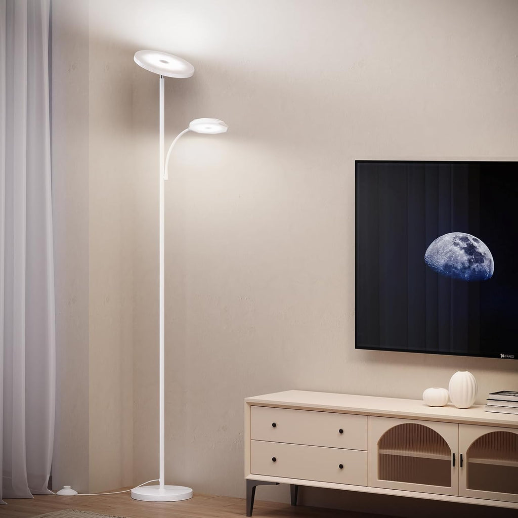 SUNMORY Floor Lamps for Living Room, 48W/4200LM Super Bright LED Floor Lamp with Remote Control, 69" Tall Standing Lamp with Stepless…