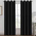 H.VERSAILTEX 100% Blackout Curtains for Bedroom Thermal Insulated Light Blocking Curtain Grommet Window Treatment Panel for Liv…