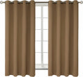 BGment Blackout Curtains for Living Room - Grommet Thermal Insulated Room Darkening Curtains for Bedroom, 2 Panels of 52 x 63 Inch, Taupe 6…