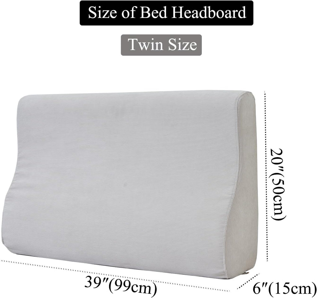 Twin XL Size Wedge headboard Pillow Triangular Bed Wedge Pillow for Headboard Large Couch Back Support Pillow for Bed Sitting up…