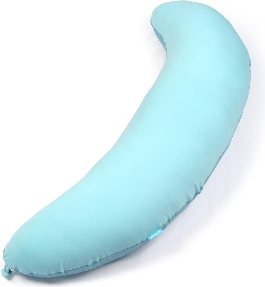 BYRIVER 43" Mint Green Blue Cooling Body Pillow for Adults Women Men, Side Sleeping Pregnancy Leg Support Pillow (XL)