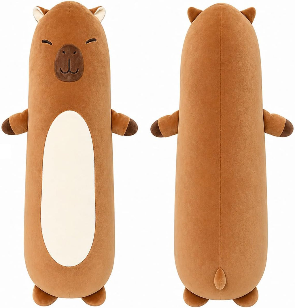 Tianmihou 36 inch Capybara Stuffed Animals Long Plush Pillow Toy, Cute Giant Large Big Jumbo Soft Capybara Squishy Animal Plushies Gift…