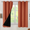 BGment Thermal Insulated 100% Blackout Curtains 63 Inch Length 2 Panels, Total Light Blocking Curtains for Bedroom, Grommet Window Drapes w…