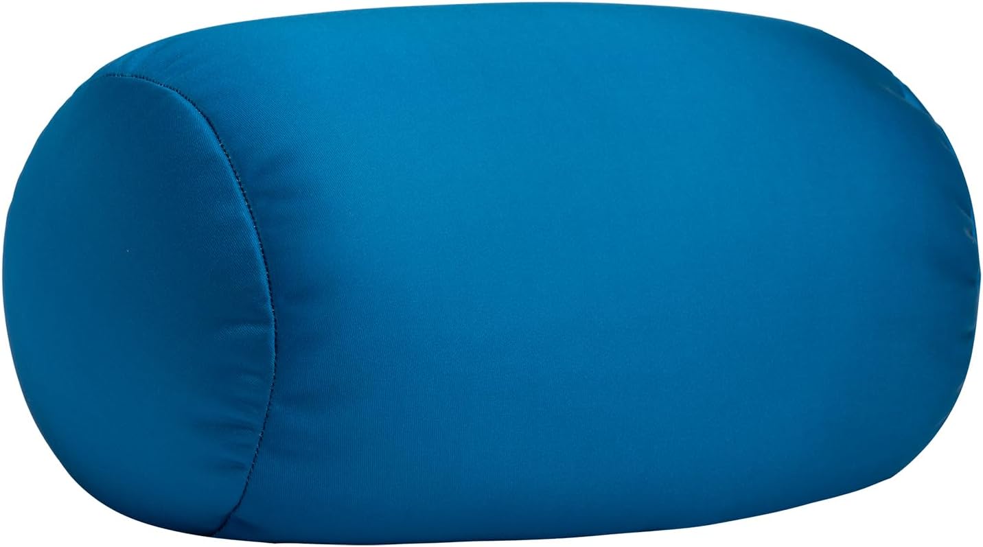 Microbead Neck Body Pillow Tube Microbead Bolster Bean Smooth Cool Pillow Neck Cervical Roll Pillow for Sleeping 7 x 12Inch Throw Travel…