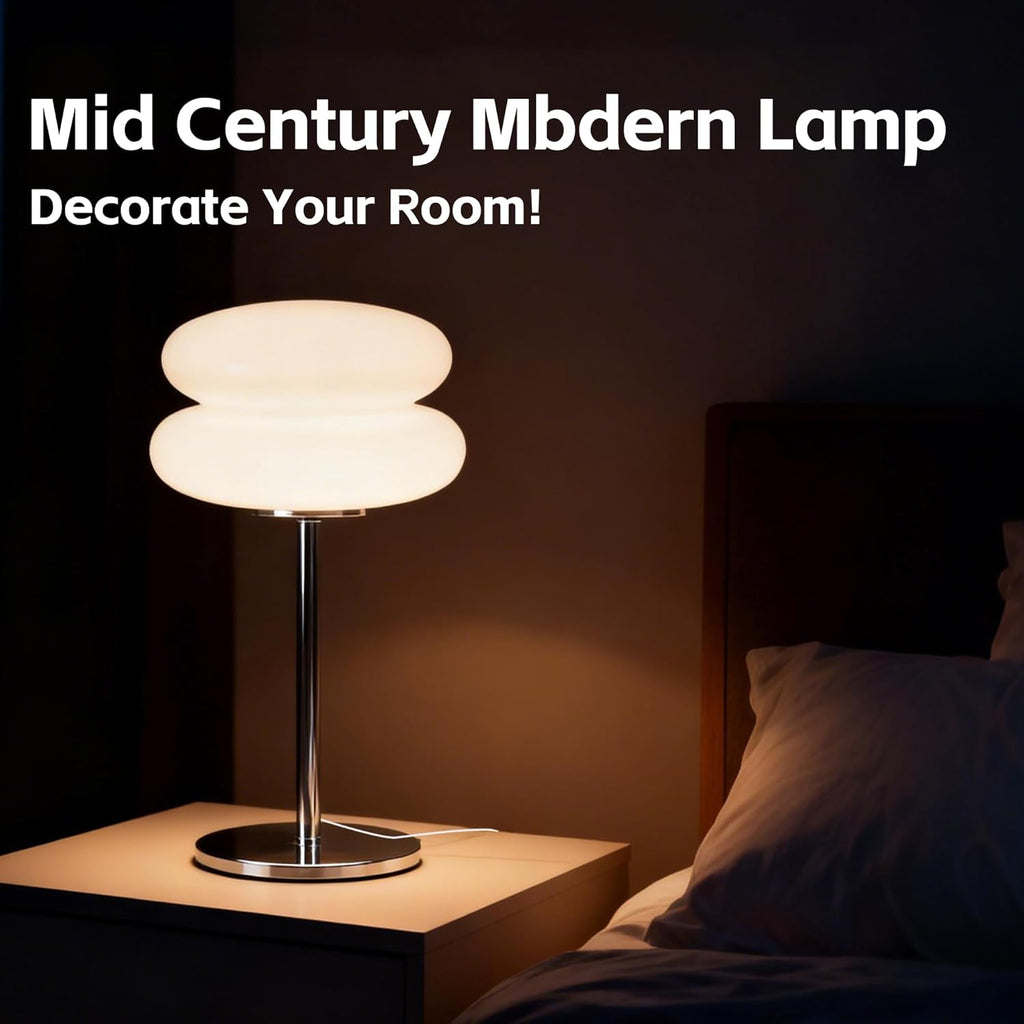 Bedroom Mushroom lamp, Medieval Modern Bedside Table lamp, dimmable Retro Egg Tart Headlight, Unique Home Mushroom Decoration Aesthetic…