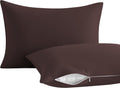 Ntbay 2 Pack Pillows with Pillowcases, Soft Cotton Down Alternative 13x18 with Microfiber Zippered Pillowcases for Sleeping in Crib Bed - M…