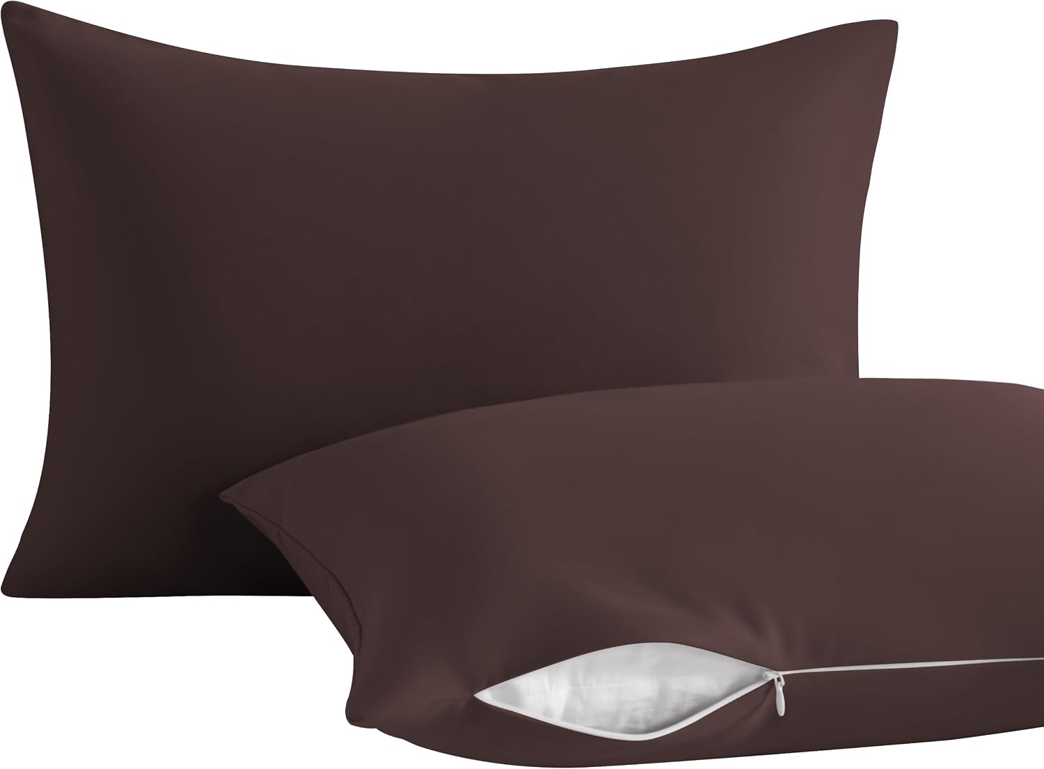Ntbay 2 Pack Pillows with Pillowcases, Soft Cotton Down Alternative 13x18 with Microfiber Zippered Pillowcases for Sleeping in Crib Bed - M…