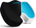CloudBliss Gel Seat Cushion - Cooling Gel Enhanced, Memory Foam, Ergonomic Seat Cushion for Long Sitting for Office, Game, Car, Airplane…