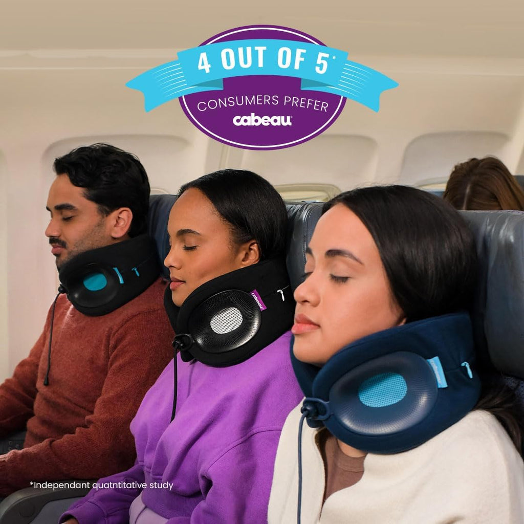 Cabeau Evolution X Travel Essential Neck Pillow - Award Winning Innovative Travel Pillow - The Only Customizable Neck Pillow that Works…