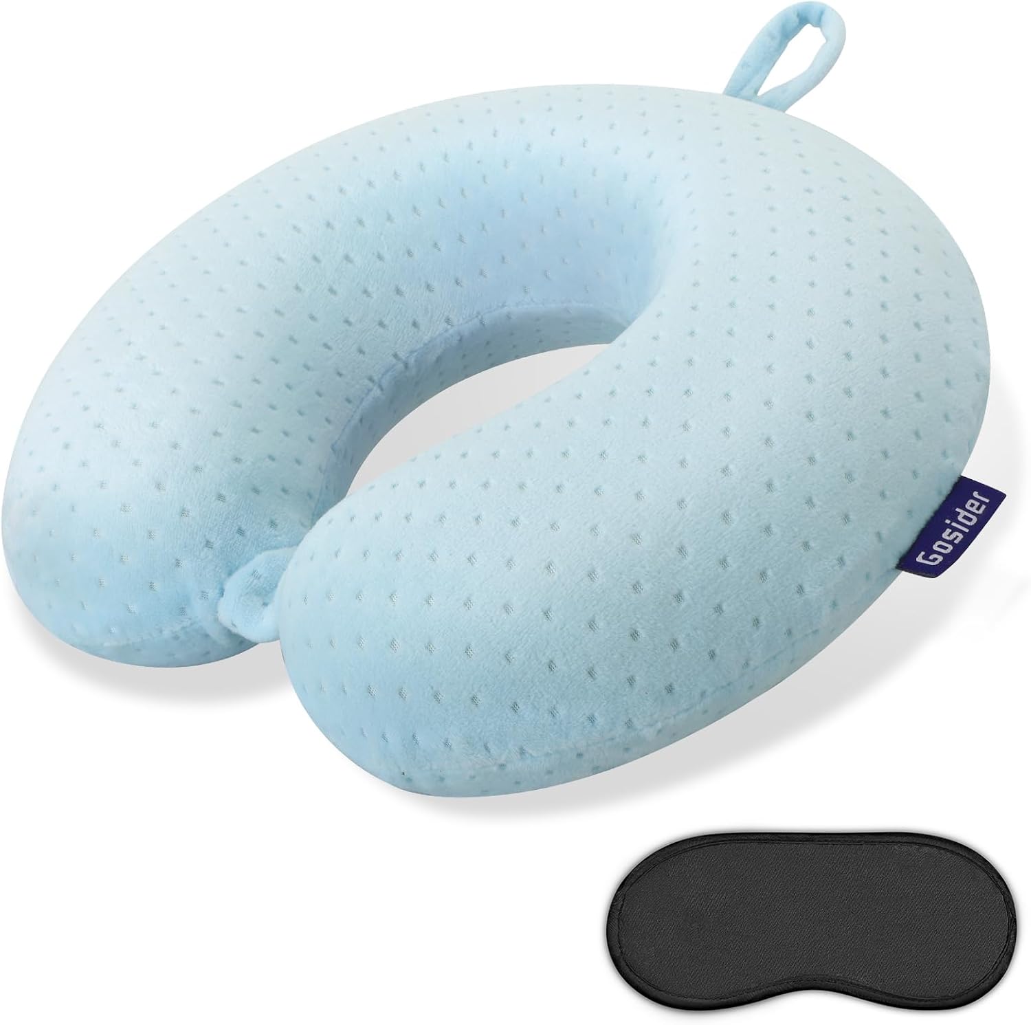Travel Neck Pillow Memory Foam Pillow Support Pillow U Shape Compact & Lightweight Neck Pillow for Sleeping Travel for Plane, Car, Home…