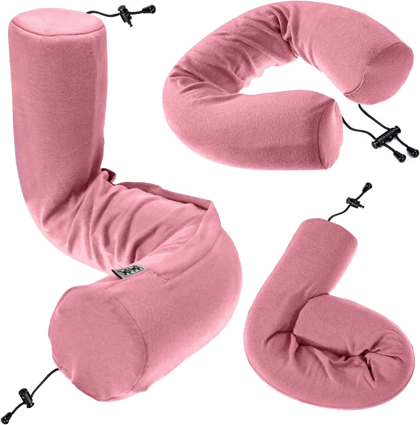 Dot&Dot Twist Memory Foam Travel Pillow for Airplanes - Travel Neck Pillow for Sleeping - Airplane Pillow for Neck Support, Chin, Lu…