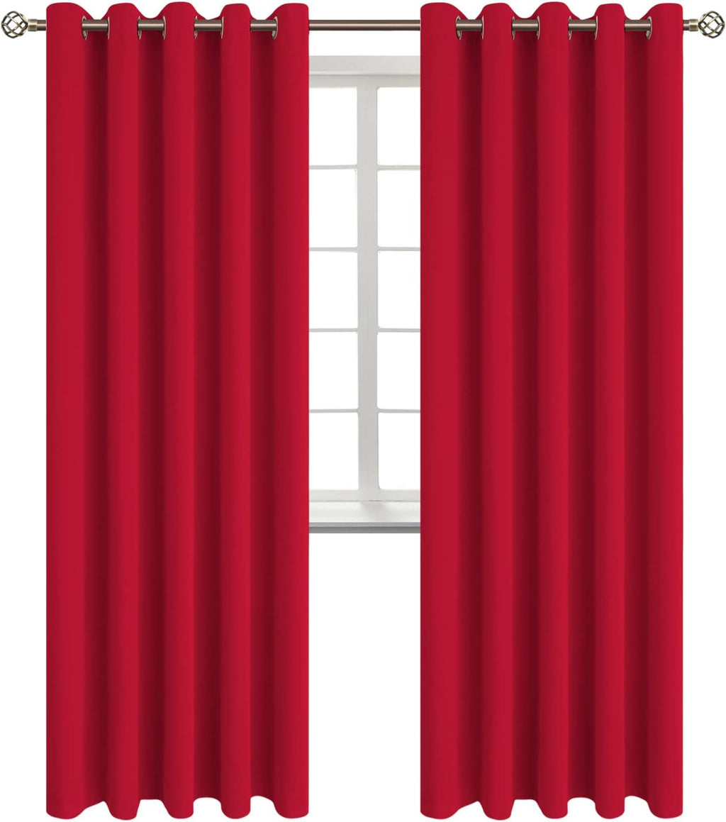 BGment Room Darkening Curtains 84 Inches Long - Grommet Thermal Insulated Drapes Window Treatment Curtains for Bedroom, 2 Panels, 70 x 84 I…