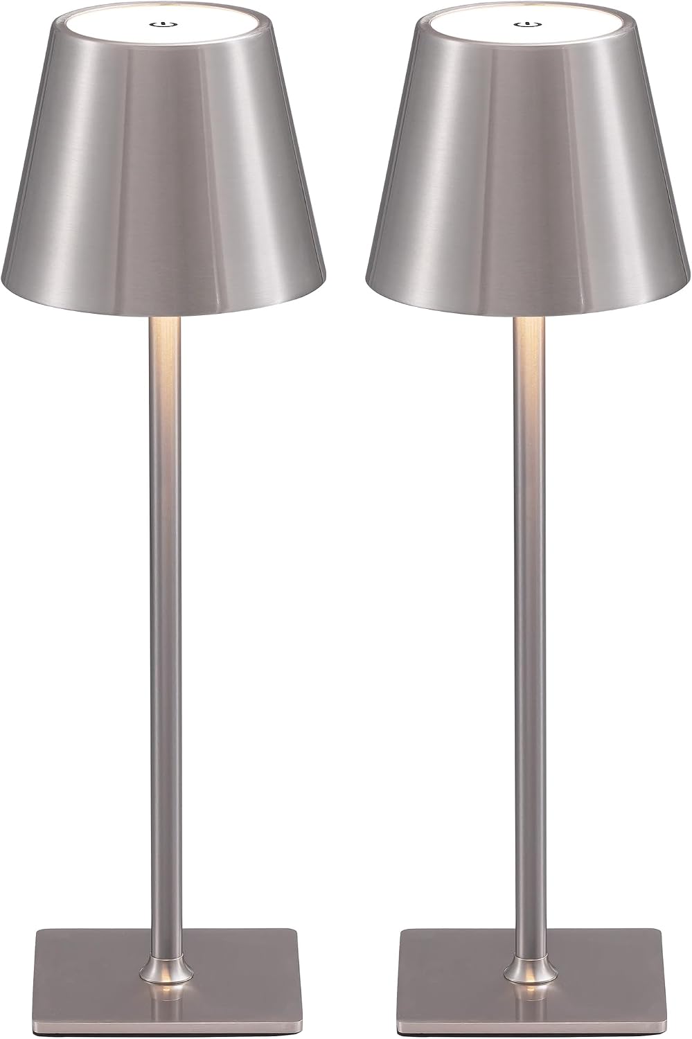 KDG 2 Pack Cordless Table Lamp, Portable LED Desk Lamp, 4000mAh Battery Operated, 3 Color Stepless Dimming Up, for…