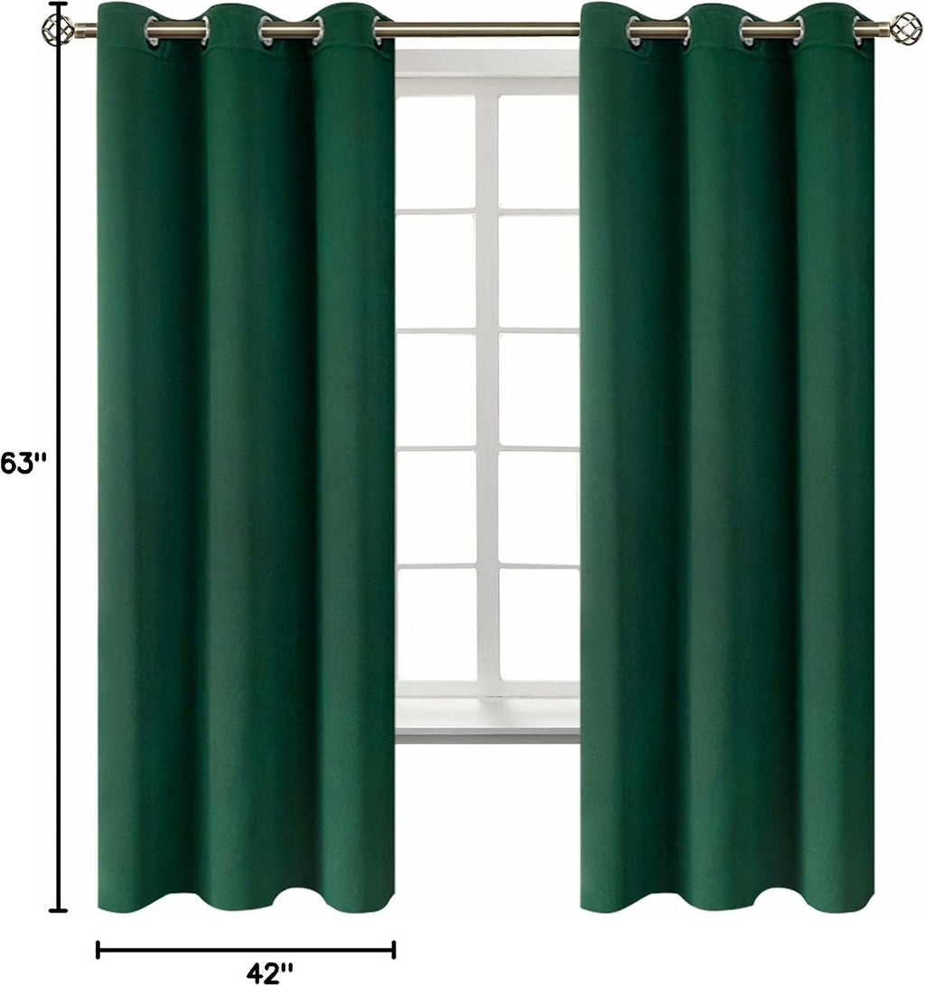 BGment Christmas Blackout Curtains - Grommet Thermal Insulated Room Darkening Bedroom and Living Room Curtains, Set of 2 Decorative Curtain…