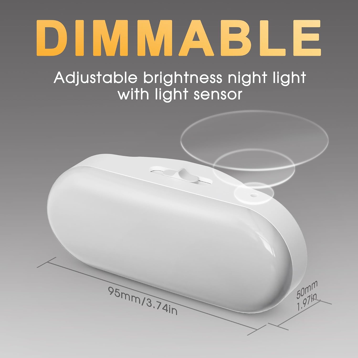 Briignite Led Night Light, Night Lights Plug into Wall, Plug in Nightlight with Dusk to Dawn Sensor Soft White 2Pack, Dimmable Night…