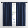 NICETOWN Bedroom Curtains Blackout Draperies - All Season Thermal Insulated Solid Rod Pocket Top Blackout Curtains/Drapes for Kid's Room…