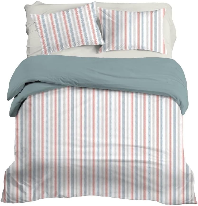 Ruvanti 100% Cotton Percale Sheets Split King Size – Crisp Cooling Bed Sheets for Hot Sleepers, Deep Pocket 16”, Soft Breathable & Durable…