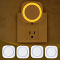 LED Night Lights Plug in to Wall,[4-Pack]Plug in Night Light, Auto Dusk to Dawn Sensor, Dimmable night light, energy efficient night…