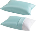 Ntbay 2 Pack Pillows with Egyptian Cotton Pillowcases, Soft Cotton Down Alternative 13x18 Envelope Pillows for Sleeping in Crib Bed - Machi…