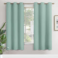 YoungsTex 72 Inches Length Light Green Blackout Curtains for Living Room - Thermal Insulated Drapes with Grommet Room Darkening Spring Deco…