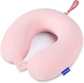 Fabuday Memory Foam Neck Pillows for Travel - Airplane Pillows for Sleeping with Attachable Snap Strap Soft Washable Cover, Flight Pillow f…