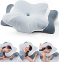 Donama Cervical Pillow for Neck and Shoulder, Cooling Contour Memory Foam Pillow for, Ergonomic Neck Support Pillow for Side Back Stomach…