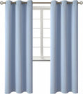 BGment Blackout Curtains for Living Room - Grommet Thermal Insulated Room Darkening Curtains for Bedroom, 2 Panels of 42 x 84 Inch, Spa Blu…