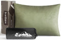 Ivellow Memory Foam Travel Pillow Compressible Camping Pillow for Sleeping Shredded Memory Foam Pillow Compact Firm Supportive Travel Pillo…