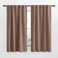 NICETOWN RV Curtains for Camper Windows - (Cappuccino Color) 34x54 Inch, 2 Panels Set, Thermal Insulated Room Darkening Blackout…