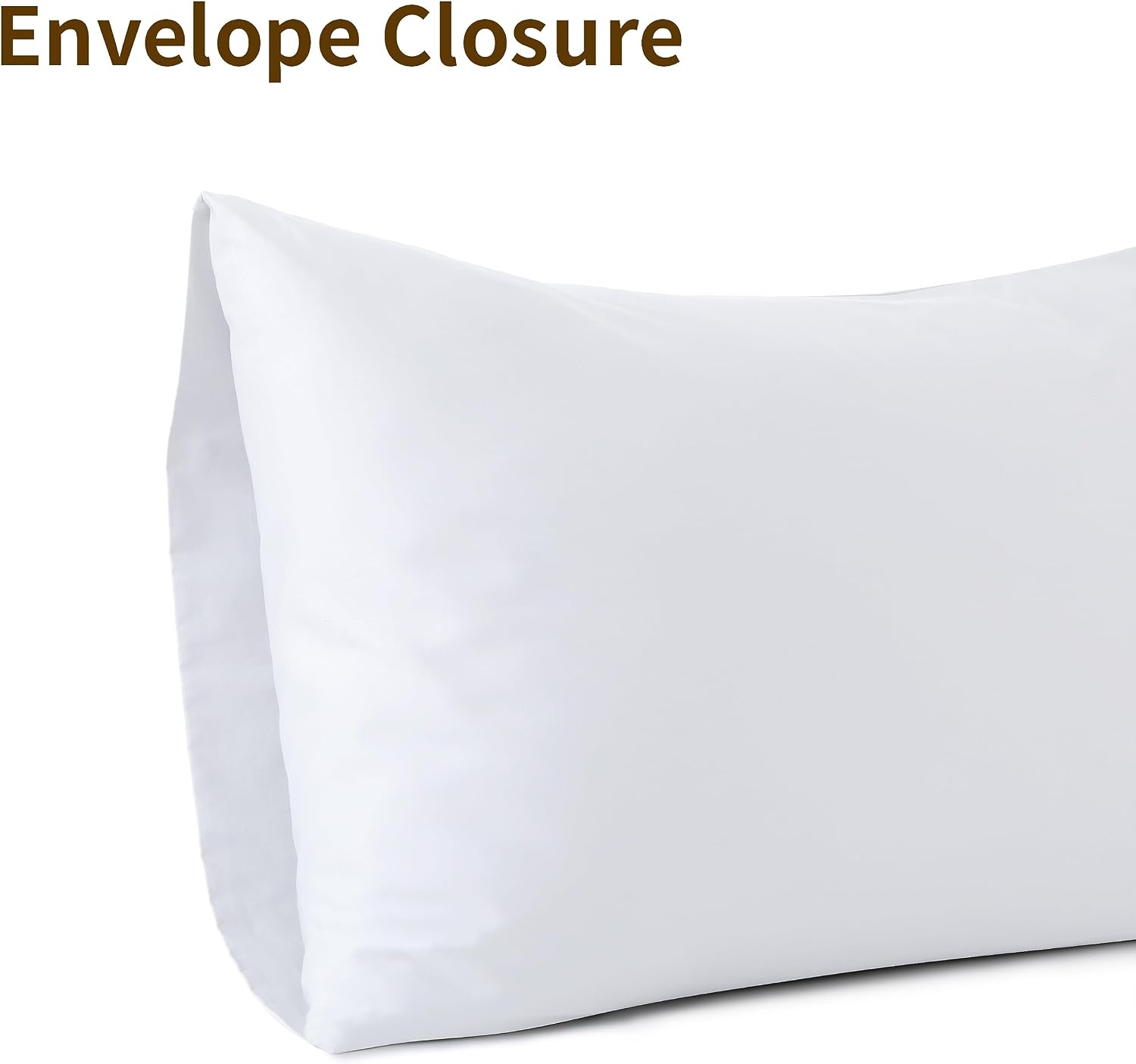 ShunjieHome 100% Egyptian Cotton Pillow Cases Set of 2, King Size 400 Thread Count Cooling Pillowcases, Soft and Breathable Pillow Covers wit…