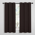 NICETOWN Room Darkening Draperies Curtains, Energy Smart Thermal Insulated Solid Grommet Curtains/Drapes Window Panels (2 Panels, 34-inch…