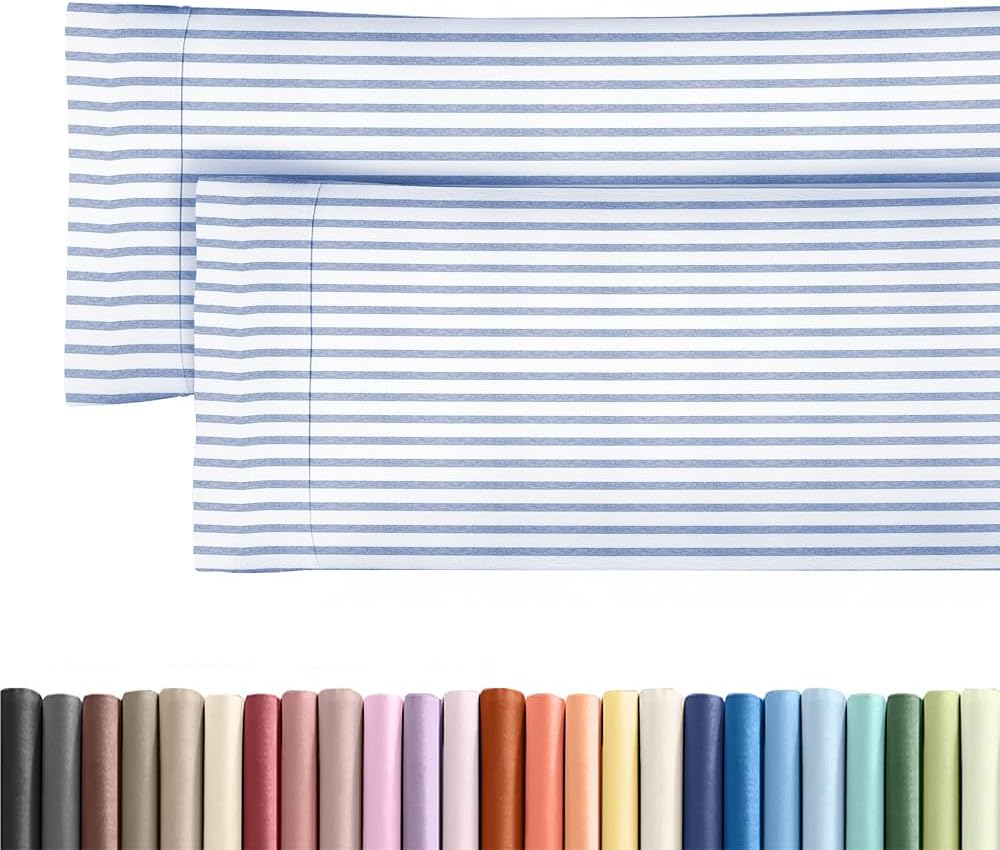 Body Pillowcases Set of 2-20x54 Long Body Pillow Case - Soft Body Pillow Cover for Sleeping & Side Sleepers - Comfy, Wrinkle & Fade Free…