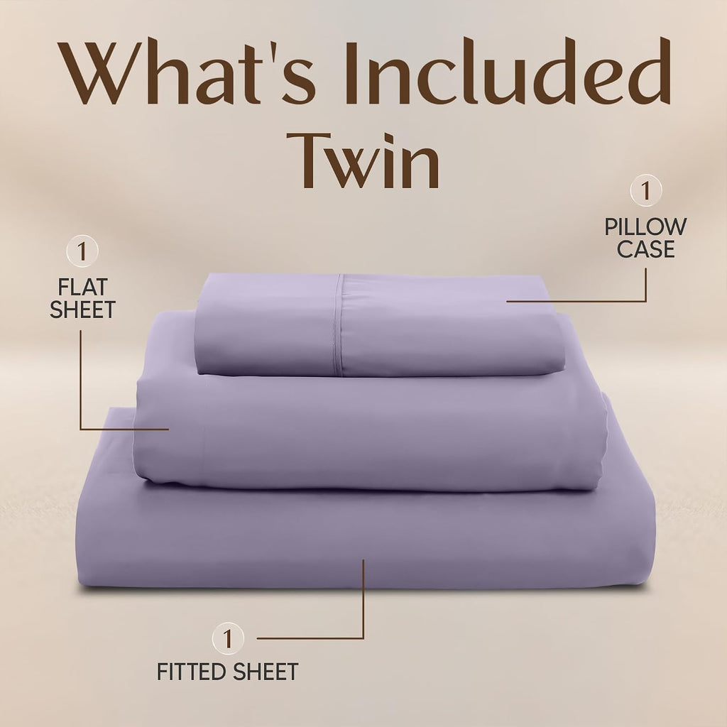 Utopiabedding Utopia Bedding Twin Sheet Set – 3 Piece Bed Sheets for Twin Size Bed, Soft and Breathable Microfiber, Includes 1 Fitted Sheet…