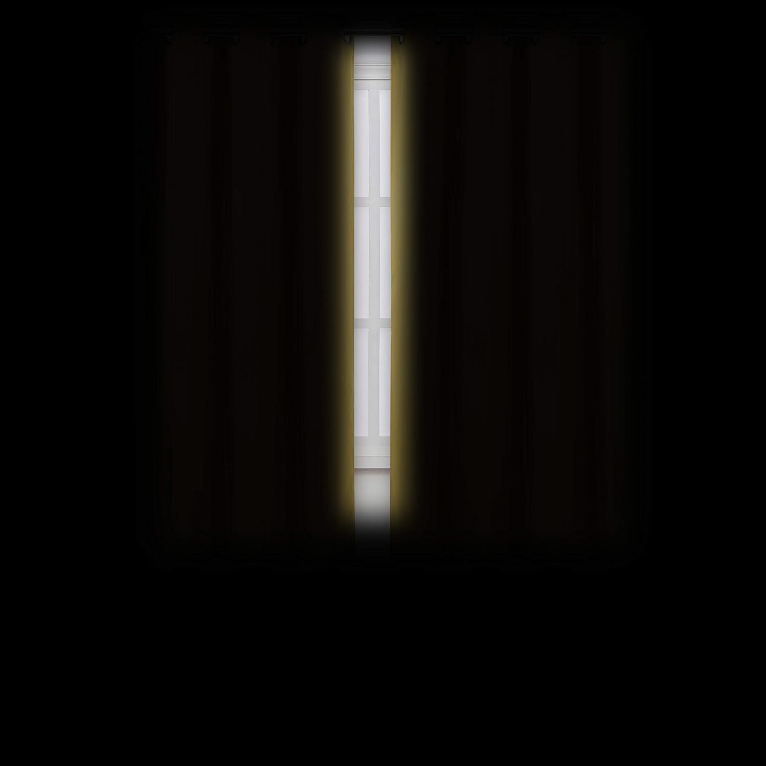 Lemomo Light Beige Thermal Blackout Curtains/52 x 63 Inch/Set of 2 Panels Room Darkening Curtains 63 Inch silver