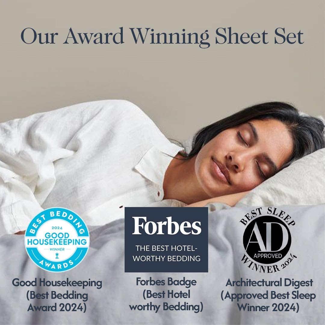 SweaveBedding 100% Egyptian Cotton Percale Pillow Cases Set - Luxurious 400 Thread Count, Breathable & Skin-Friendly Percale - Softer After…