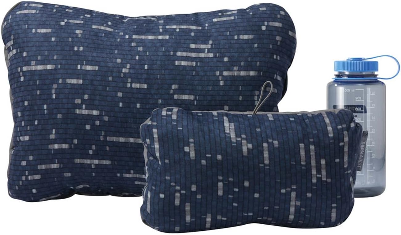 Therm-a-Rest Compressible Camping and Backpacking Pillow, Warp Speed Print, Small