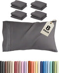King Standard Pillow Cases Set of 8 - Ultra Soft Hotel Quality Pillowcase Covers - Comfy & Wrinkle Free - Shrink & Fade Resistant…