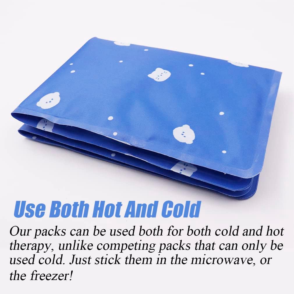 Hifinecare Ice Pack for Pillow Injuries - Reusable Gel Cold Pack for Hip, Shoulder, Knee, Back - Hot & Cold Compress for Swelling, Bruises,…